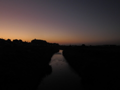 夕暮れ