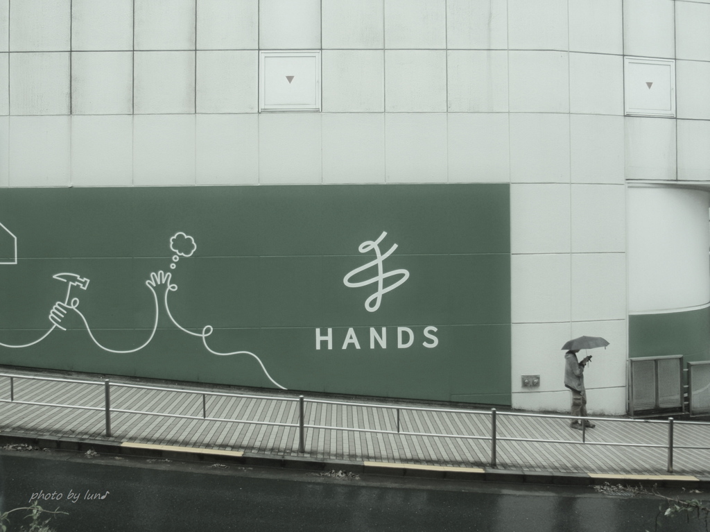 手