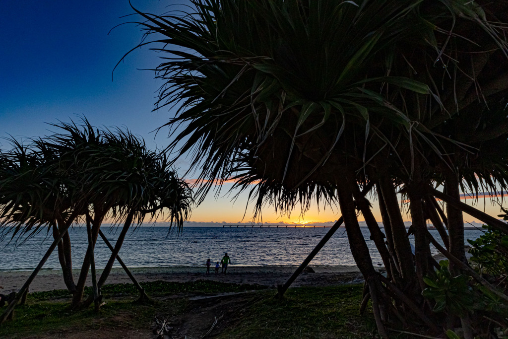 瀬長島の夕景