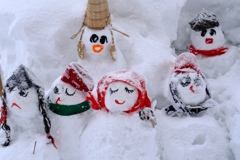 せっかく整えたお顔に雪化粧