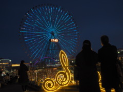 素敵な夜景を楽しんで