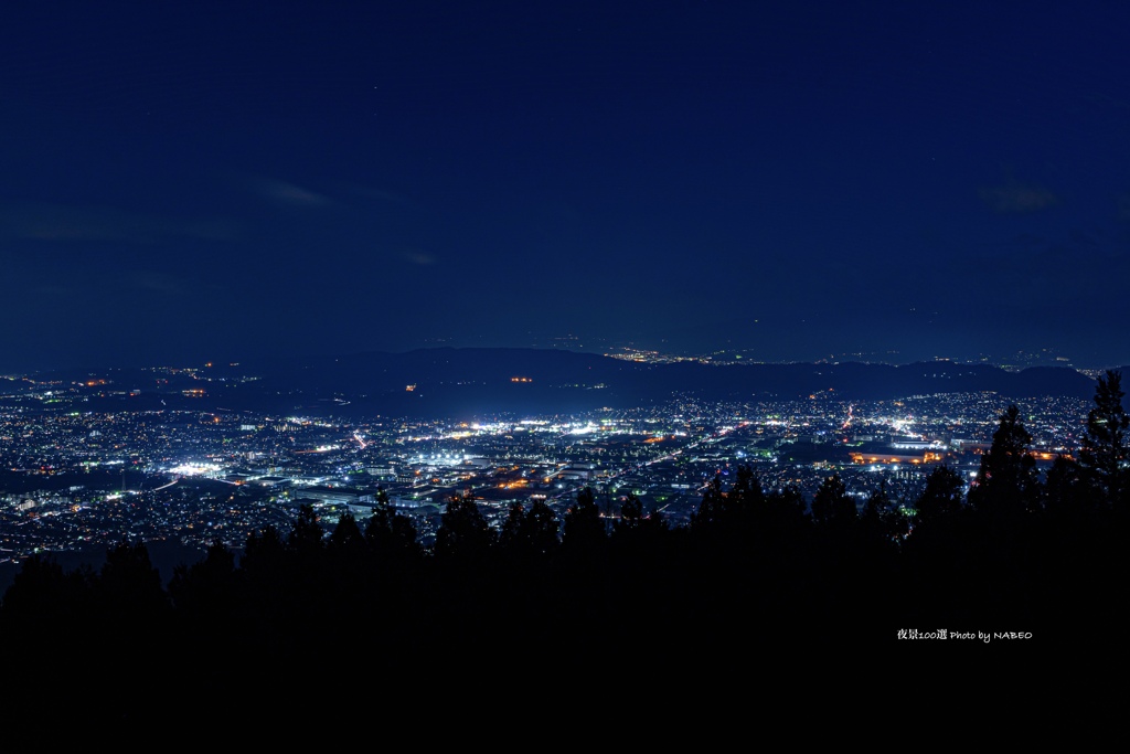 日本の夜景100選No.21 菜の花台(ヤビツ峠)