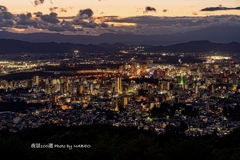 日本の夜景100選No.41 岩山公園