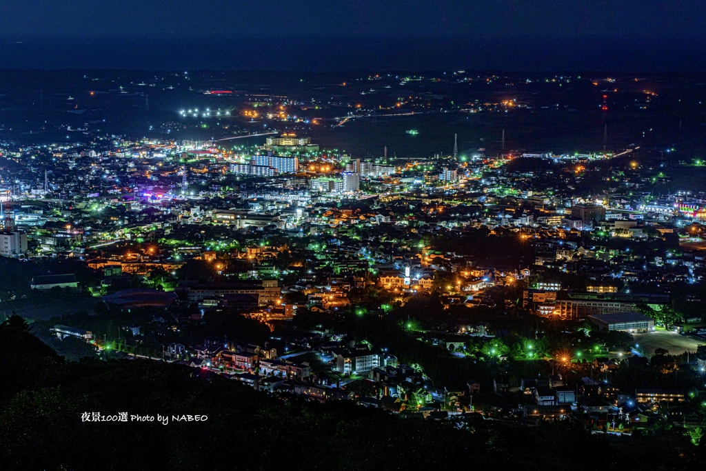 日本の夜景100選No.33 蔵王山展望台