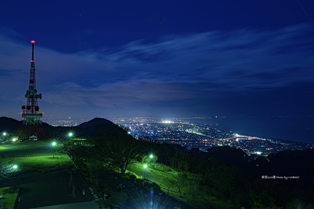 日本の夜景100選No.22 湘南平
