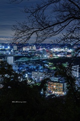 日本の夜景100選No.14 織姫公園
