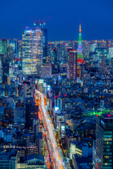 日本の夜景100選No.50 渋谷スクランブルスクエア SHIBUYA SKY 