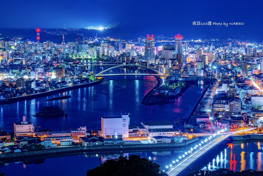 日本の夜景100選No.53 五台山公園