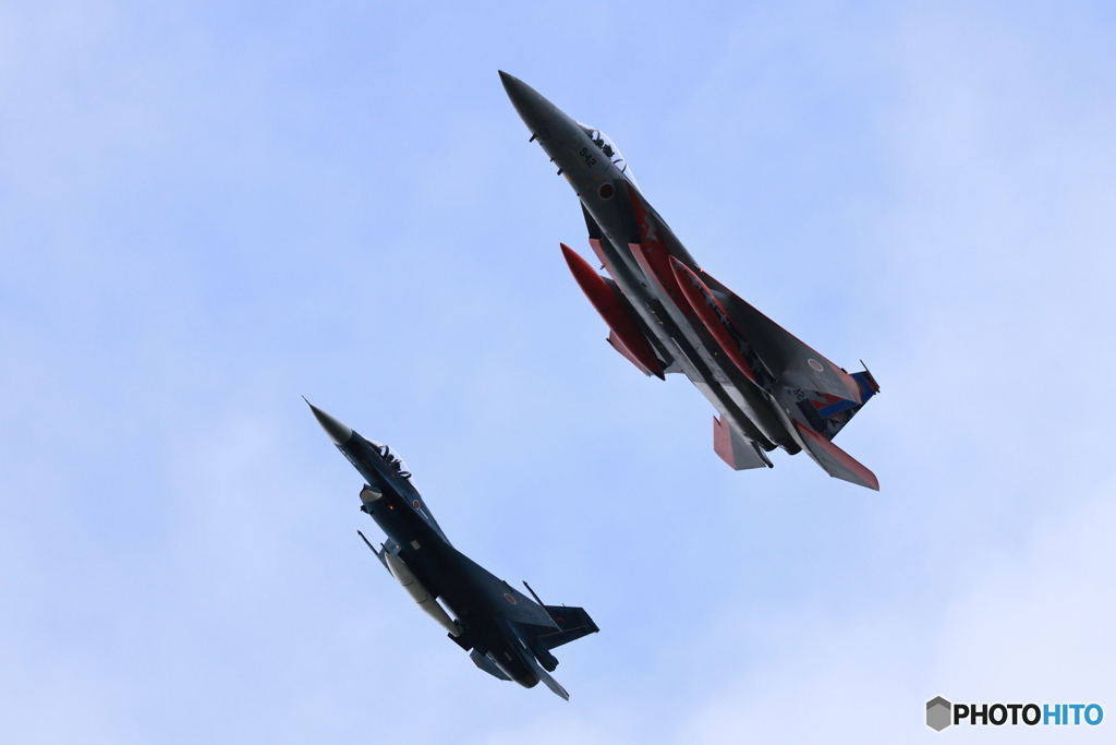 岐阜航空祭2025 スペマF-15とF-2