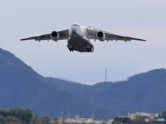 岐阜2025 C-2の機動飛行