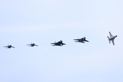 異機種編隊 ５機