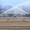 小松基地 F-35A新配備 １/3機 歓迎放水②