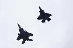 小松基地 F-35A新配備 2/3機 出迎え