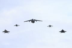 異機種編隊 ５機