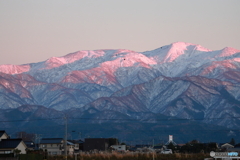 散策 夕陽に浮かぶ朝日岳