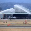 小松基地 F-35A新配備 2/3機 歓迎放水①