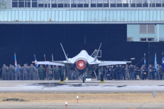 小松基地 F-35A新配備 １/3機 歓迎式