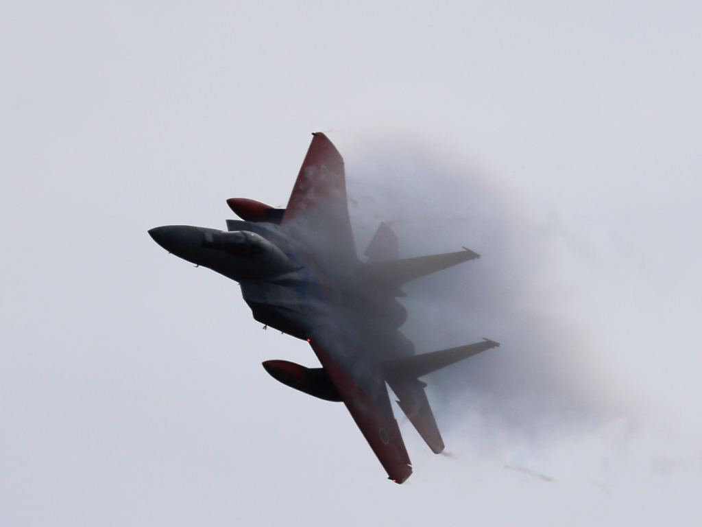 岐阜2025 スペマ F-15 機動飛行