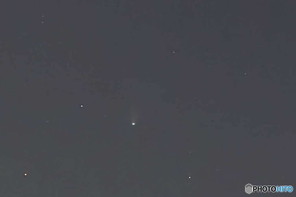 レモン彗星 超トリミング拡大