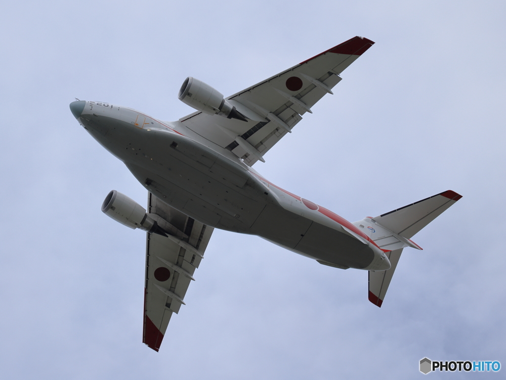 岐阜2025 C-2の機動飛行