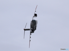 岐阜2025 C-2の機動飛行