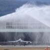 小松基地 F-35A新配備 2/3機 歓迎放水②