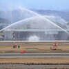 小松基地 F-35A新配備 １/3機 歓迎放水③