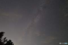 夜散策 天の川