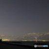 夜散策 目を凝らすとレモン彗星