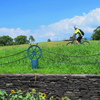 サイクリング日和の公園