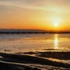 大村湾の夕陽