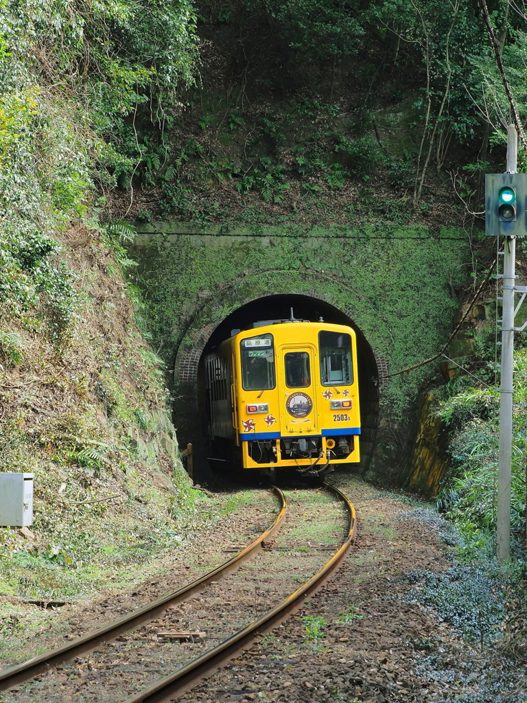 ギリギリセーフのトンネル