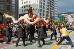 おくんちの龍踊り～１