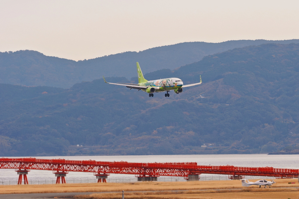 進入灯とソラシド機