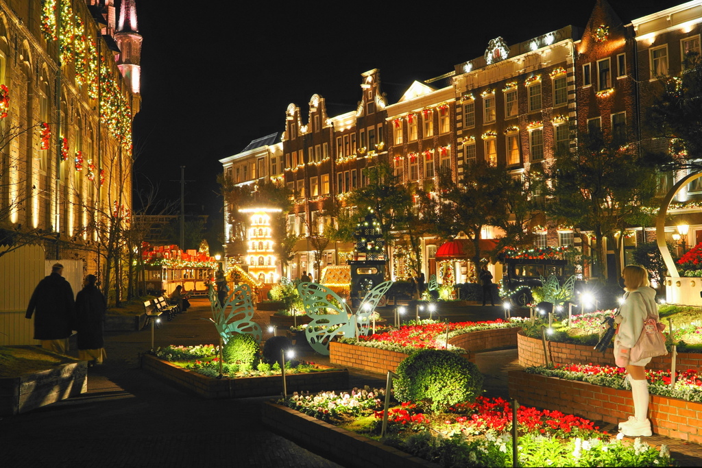 アムステルダムシティのイルミネーション