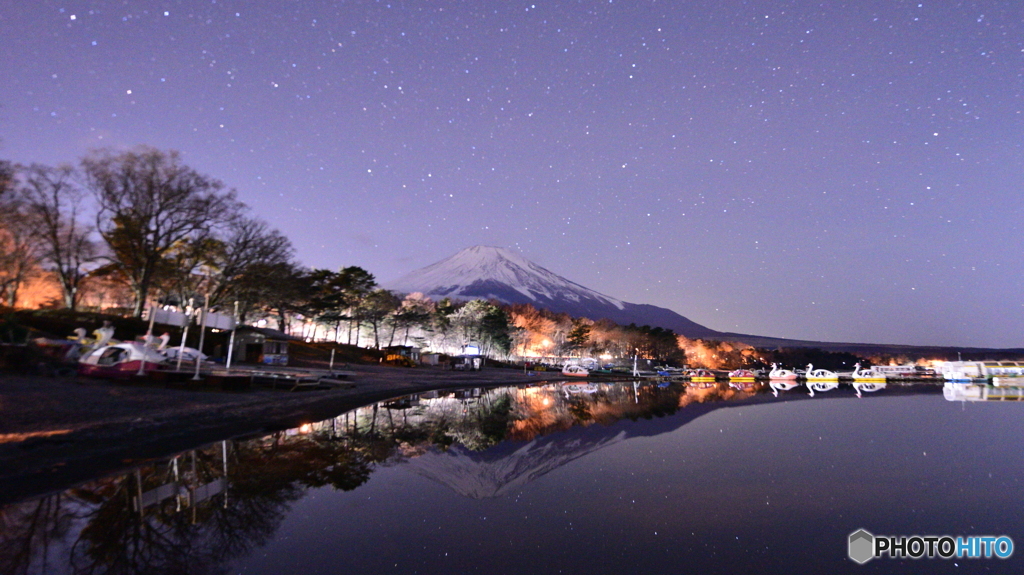 山中湖湖畔