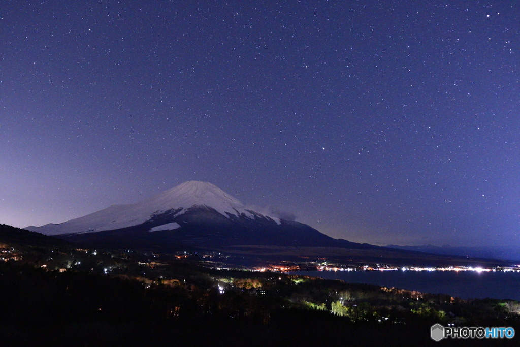 山中湖の富士山２