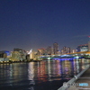 清洲橋上から