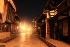 夜の高岡金屋町