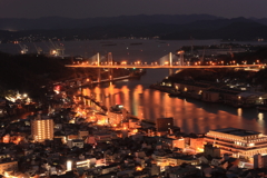 夜の尾道水道