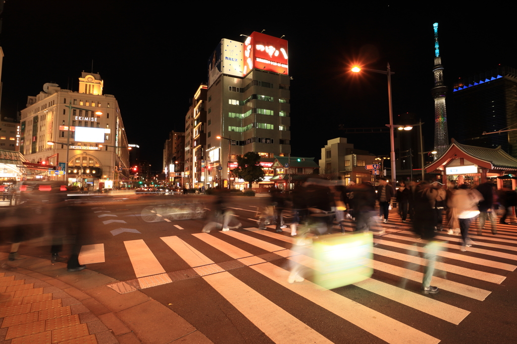 夜の浅草
