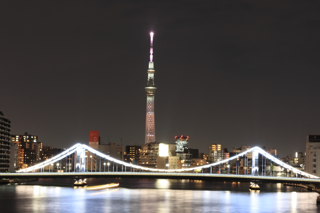 清洲橋&スカイツリー