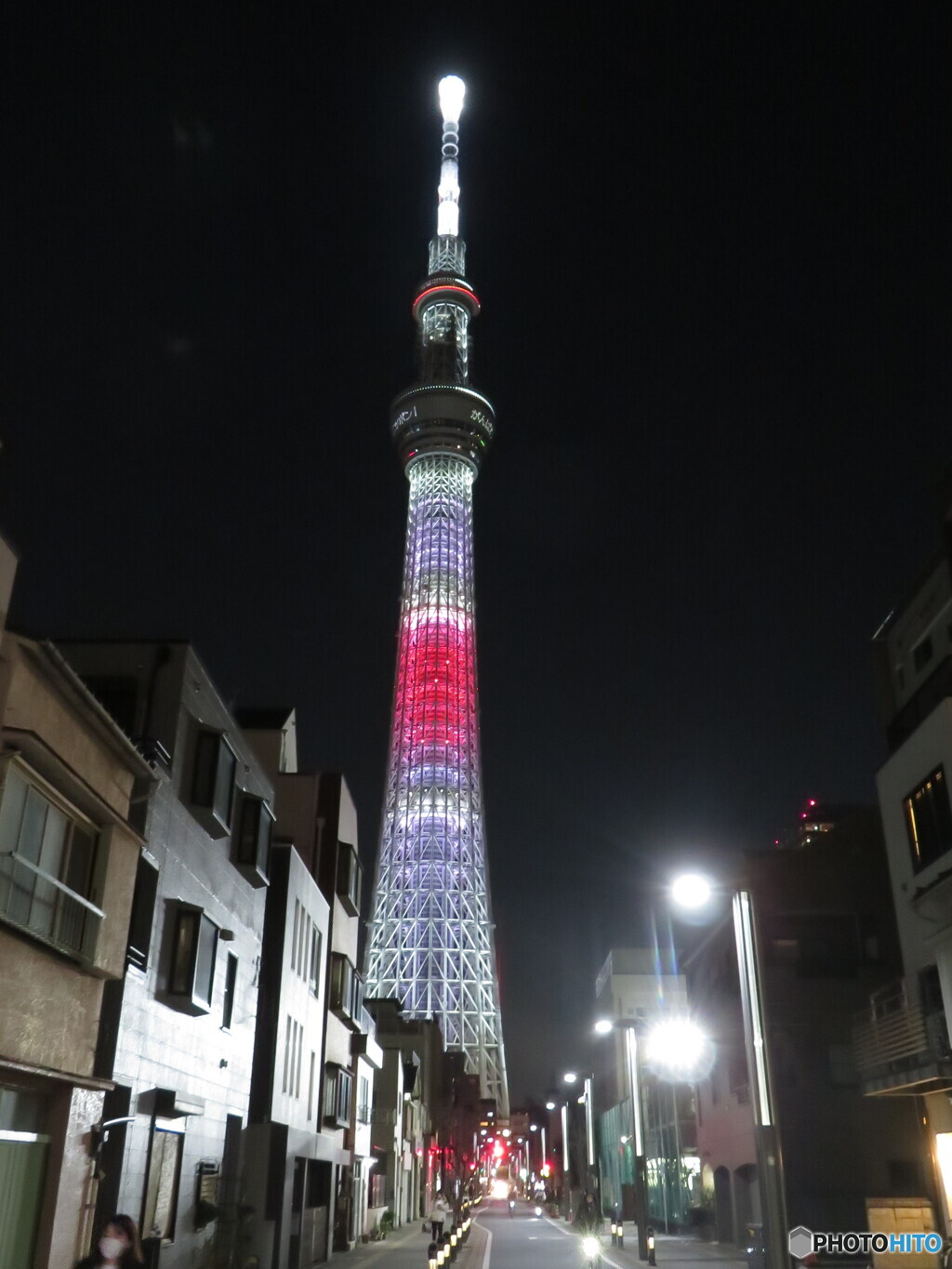 夜のスカイツリー