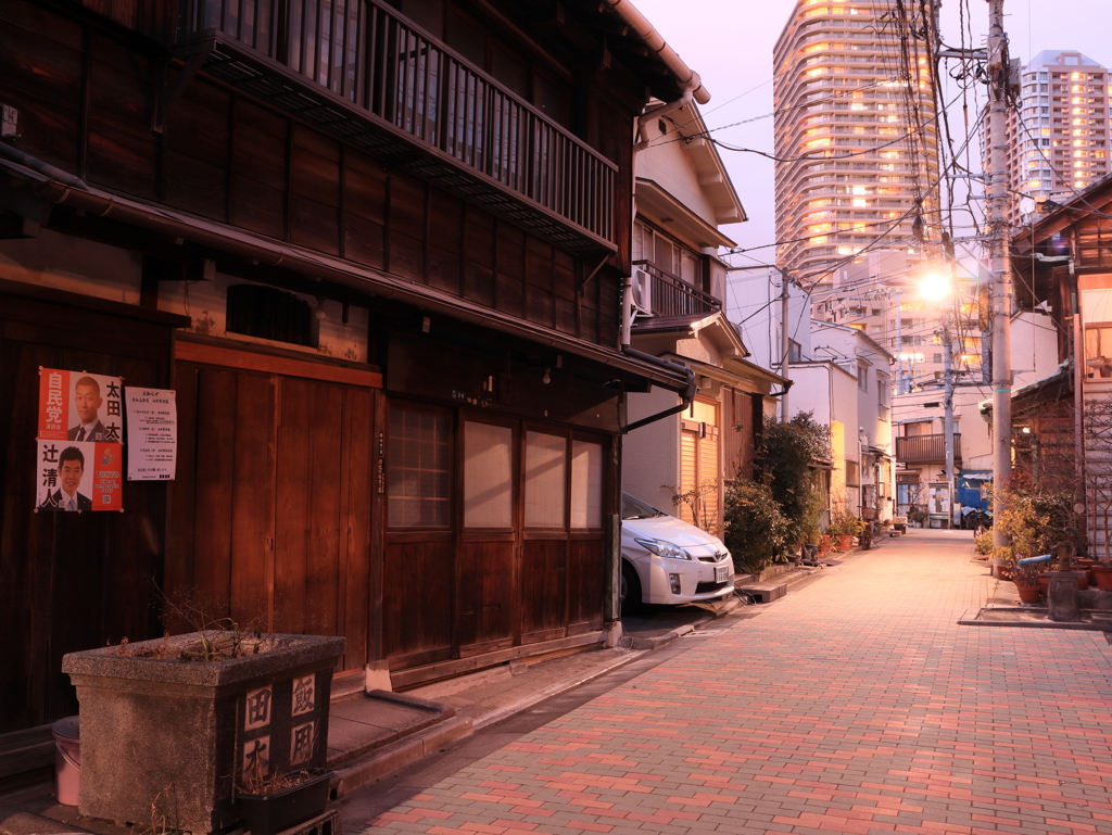 佃島の路地