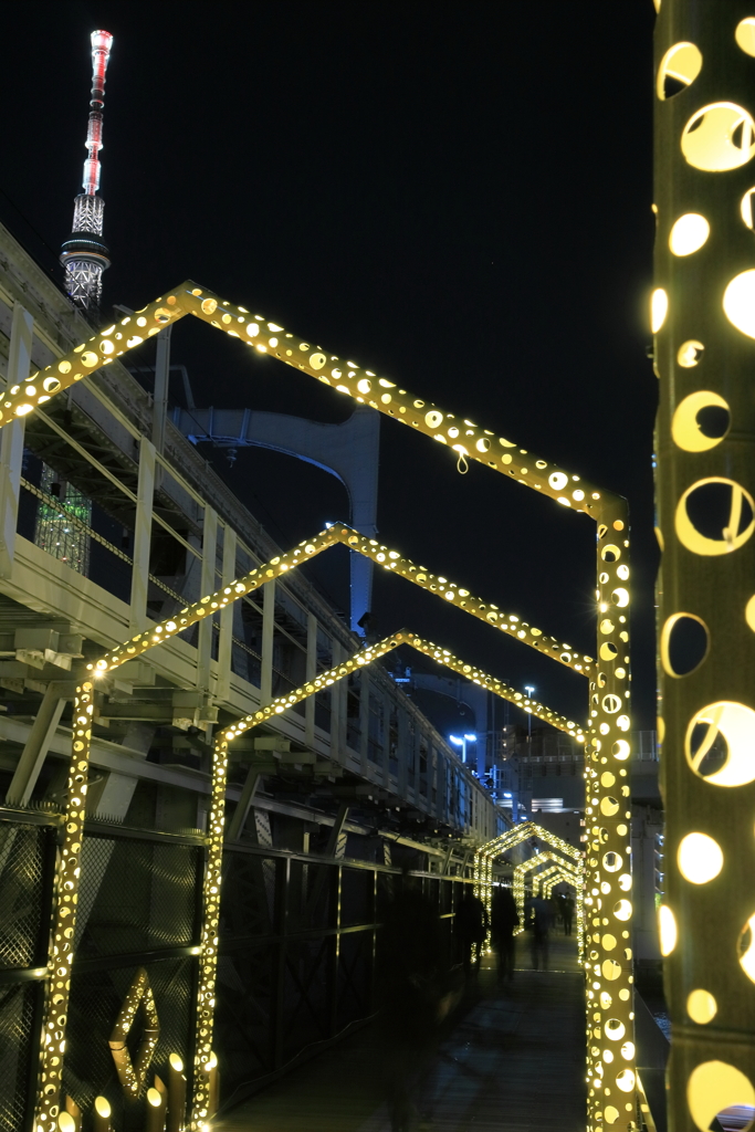 東京下町回遊ー竹あかりー