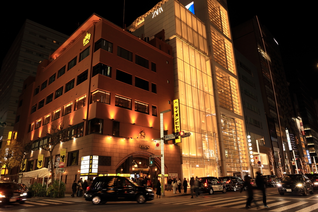 夜の銀座