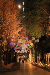 牛嶋神社の竹あかり