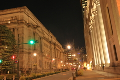 銀行街の夜