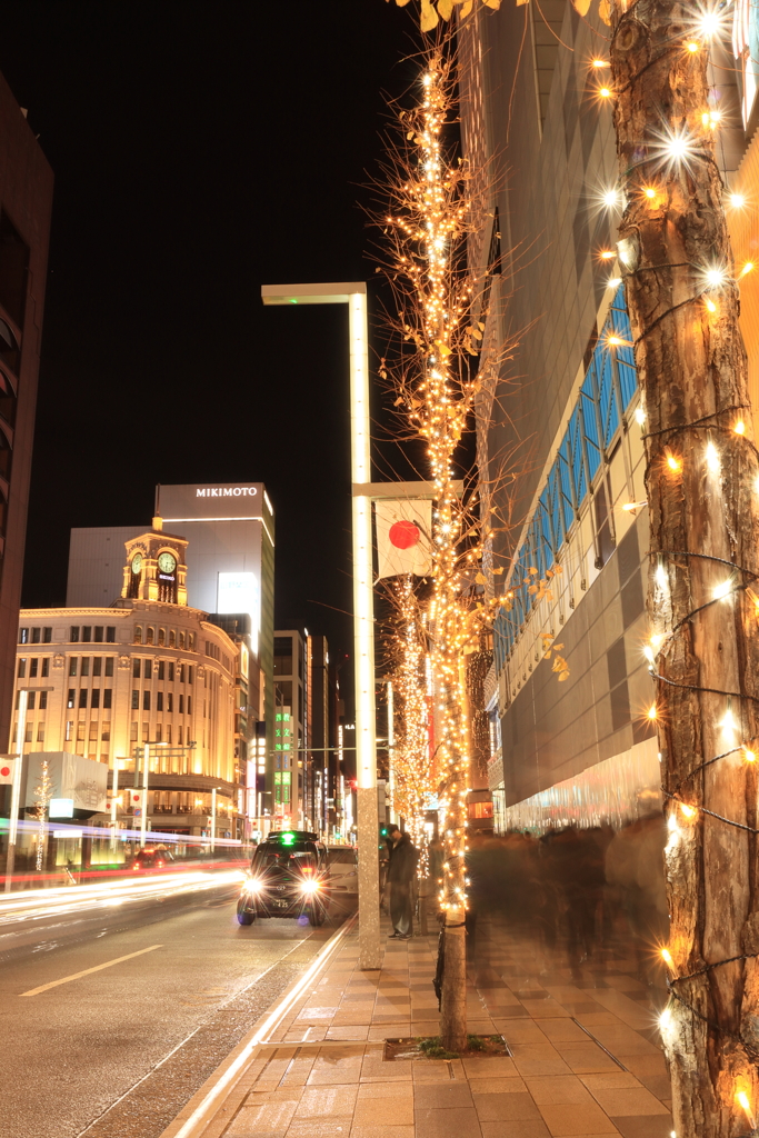 夜の銀座