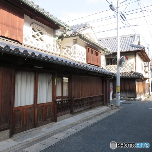 下津井吹上の町並み